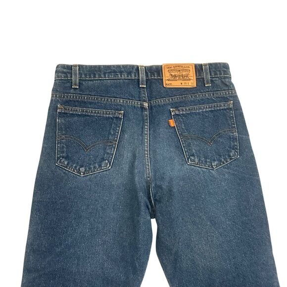Vintage Levis 517 Orange Tab Jeans 35 X 32  (34 X 27) Men’s Bootcut 90’s USA - Picture 8 of 11